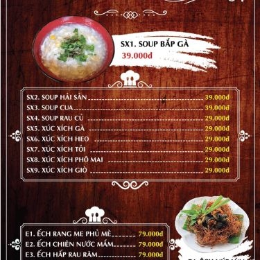 Thực đơn- Nhà Hàng Ami - BBQ & Garden Beer