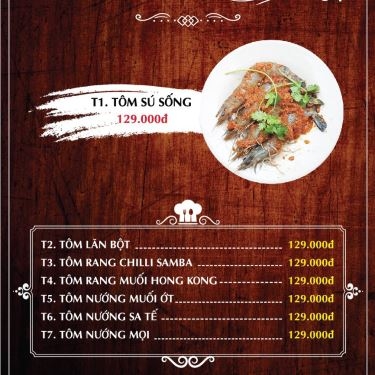 Thực đơn- Nhà Hàng Ami - BBQ & Garden Beer