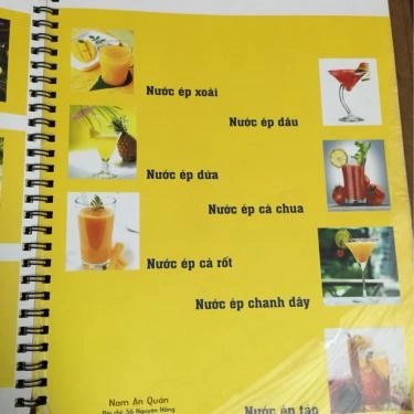Thực đơn- Quán Ăn Nam An Quán - Ẩm Thực Huế