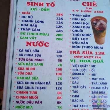 Thực đơn- Quán Ăn Ăn Vặt 169