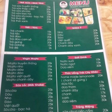 Thực đơn- Chu Chu - Nhà Hàng Hàn Quốc