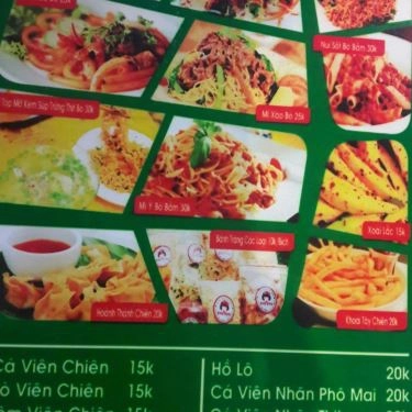 Thực đơn- Chu Chu - Nhà Hàng Hàn Quốc