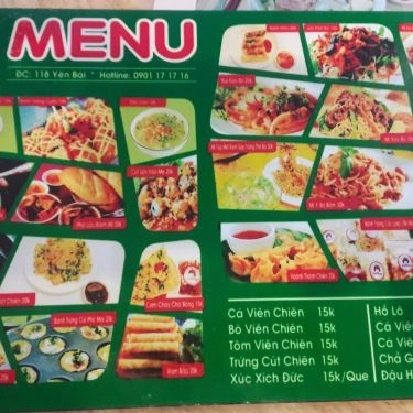 Thực đơn- Chu Chu - Nhà Hàng Hàn Quốc