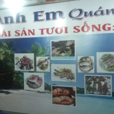 Thực đơn- Quán Ăn Anh Em Quán - Hải Sản Tươi Sống