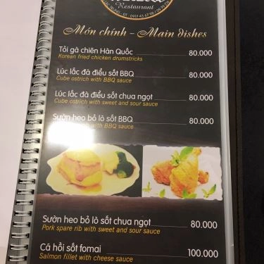 Thực đơn- Quán Ăn ANNA Steak & Spaghetti