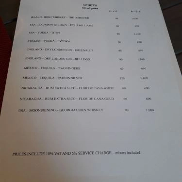 Thực đơn- Aroma Restaurant - Nhà Hàng Ý