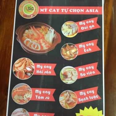 Thực đơn- Quán Ăn Asia BBQ - Ẩm Thực Tự Chọn