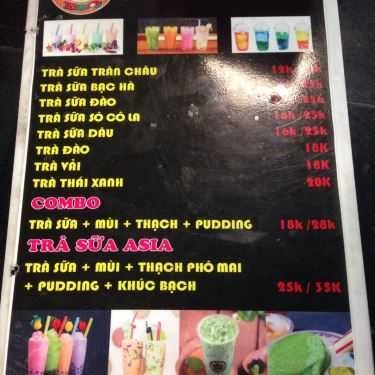 Thực đơn- Quán Ăn Asia BBQ - Ẩm Thực Tự Chọn