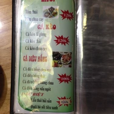 Thực đơn- Quán Ăn A Tú Quán - Lẩu Nướng