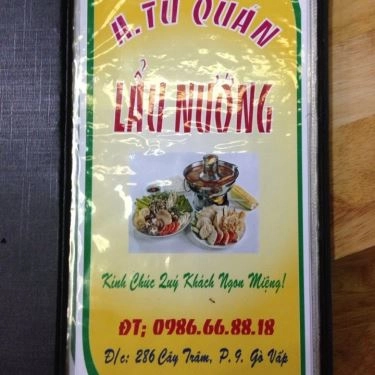 Thực đơn- Quán Ăn A Tú Quán - Lẩu Nướng