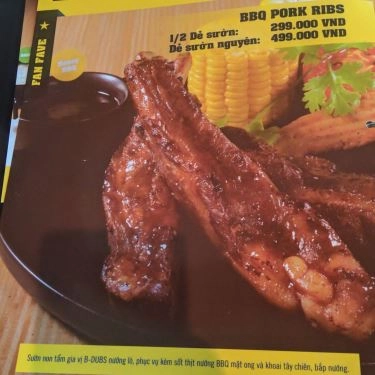 Thực đơn- Nhà Hàng B-Dubs - Beer Club - Sense City
