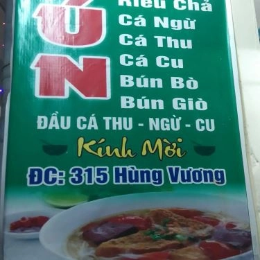 Thực đơn- Quán Ăn Bà Anh - Bún Chả Cá