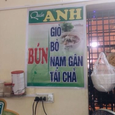 Thực đơn- Quán Ăn Bà Anh - Bún Chả Cá
