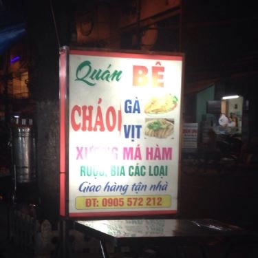 Thực đơn- Quán Ăn Bà Bê - Nhậu Bình Dân
