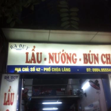 Tổng hợp- Quán Ăn Ba Duy - Lẩu & Nầm Nướng