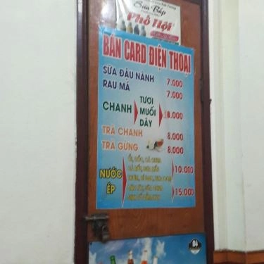 Thực đơn- Quán Ăn Bà Hoành - Cháo & Mì Quảng