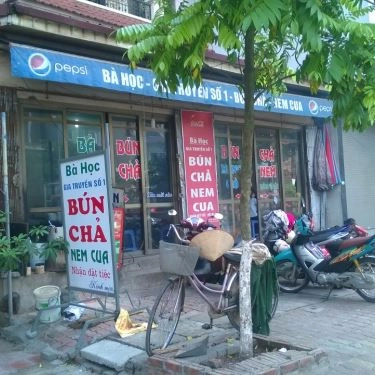 Không gian- Quán Ăn Bà Học - Bún Chả, Nem Đặc Sản