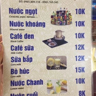Thực đơn- Quán Ăn Bà Mai - Mì Quảng & Bánh Tráng Thịt Heo