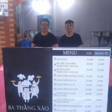Thực đơn- Ba Thằng Xào - Quán Ăn Bình Dân
