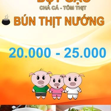 Thực đơn- Quán Ăn Bà Tư - Bún Thịt Nướng & Bún Chả Cá