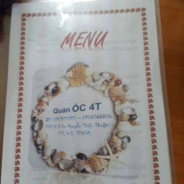 Thực đơn- Quán Ăn Bạch Tuộc Nướng - Nguyễn Thiện Thuật