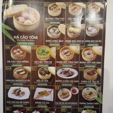 Thực đơn- Quán Ăn Bamboo Dimsum - AEON Mall Tân Phú