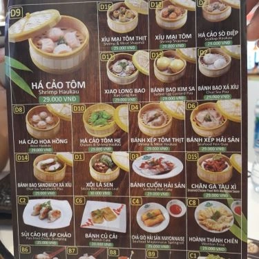 Thực đơn- Quán Ăn Bamboo Dimsum - AEON Mall Tân Phú