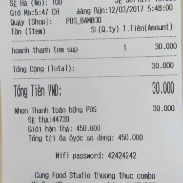 Tổng hợp- Quán Ăn Bamboo Dimsum - Bitexco Tower