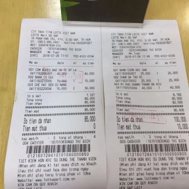 Thực đơn- Quán Ăn Bamboo Dimsum - Lotte Mart Gò Vấp