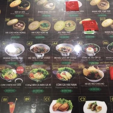 Thực đơn- Quán Ăn Bamboo Dimsum - Vincom Mega Mall Thảo Điền