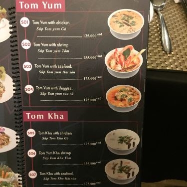 Thực đơn- Nhà Hàng Bangkok Kitchen