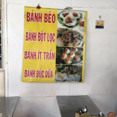 Thực đơn- Quán Ăn Bánh Bèo Ba Miền