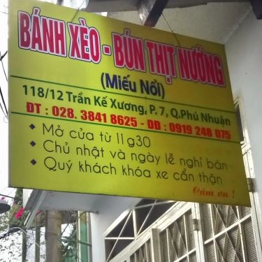 Tổng hợp- Quán Ăn Bánh Xèo & Bún Thịt Nướng