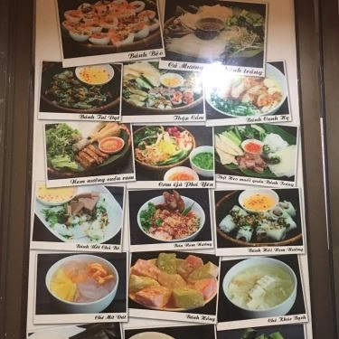 Thực đơn- Quán Ăn Bánh Bèo Quơ - Lê Văn Sỹ