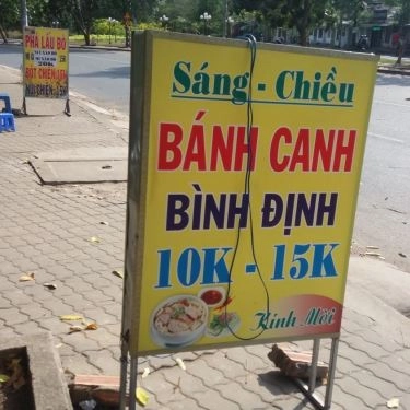 Thực đơn- Quán Ăn Bánh Canh Chả Cá Bình Định