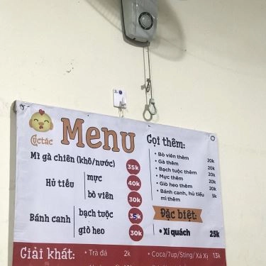 Thực đơn- Quán Ăn Bánh Canh Bạch Tuộc