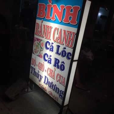 Thực đơn- Quán Ăn Bánh Canh Bình