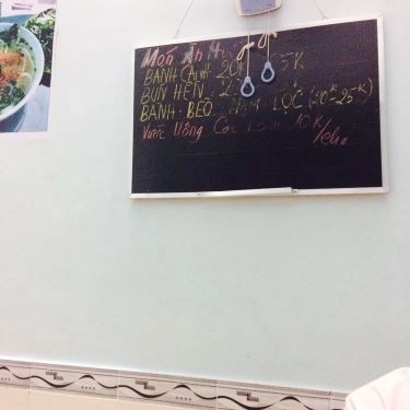 Thực đơn- Quán Ăn Bánh Canh Cá Lóc & Bún Hến