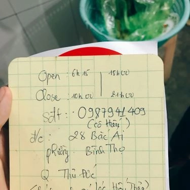 Tổng hợp- Quán Ăn Bánh Canh Cá Lóc Hiếu Thảo - Bác Ái