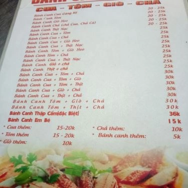 Tổng hợp- Quán Ăn Bánh Canh Cua 68