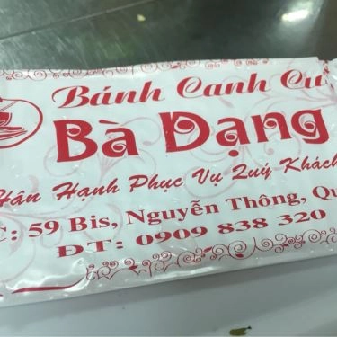 Tổng hợp- Quán Ăn Bánh Canh Cua Bà Dạng - Nguyễn Thông