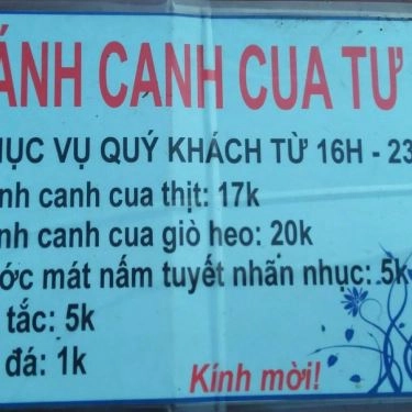 Tổng hợp- Quán Ăn Bánh Canh Cua Tư Ù - Lê Quang Định
