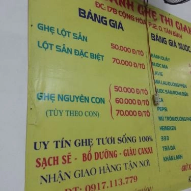 Thực đơn- Quán Ăn Bánh Canh Ghẹ Thi Giang