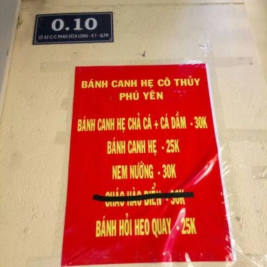 Tổng hợp- Quán Ăn Cô Thủy - Bánh Canh Hẹ Phú Yên