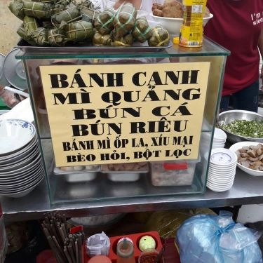 Thực đơn- Quán Ăn Quán Cô Đào - Bánh Canh & Mì Quảng