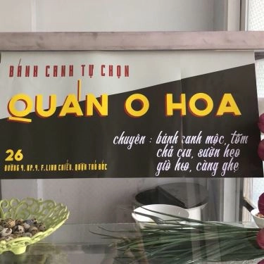 Thực đơn- Quán Ăn Quán O Hoa - Bánh Canh Tự Chọn