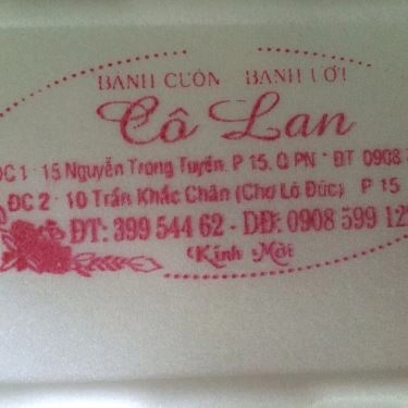 Tổng hợp- Quán Ăn Bánh Cuốn Bánh Ướt Cô Lan - Trần Khắc Chân