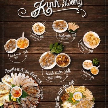 Thực đơn- Quán Ăn Bánh Cuốn Kinh Đông