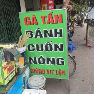 Thực đơn- Quán Ăn Gà Tần & Bánh Cuốn Nóng - Trương Định