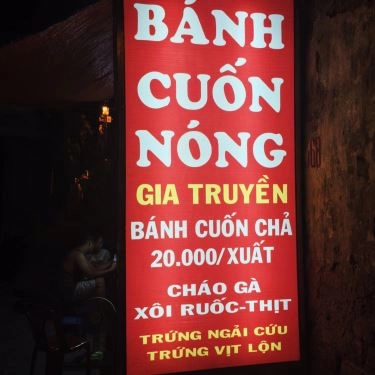 Thực đơn- Quán Ăn Bánh Cuốn Nóng - Ngõ Thịnh Hào 2
